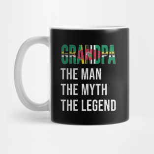 Grand Father Dominican Grandpa The Man The Myth The Legend - Gift for Dominican Dad With Roots From  Dominica Mug